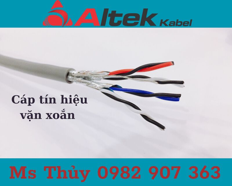 Cáp tín hiệu vặn xoắn Altek Kabel - Hệ thống báo cháy Fire Alarm