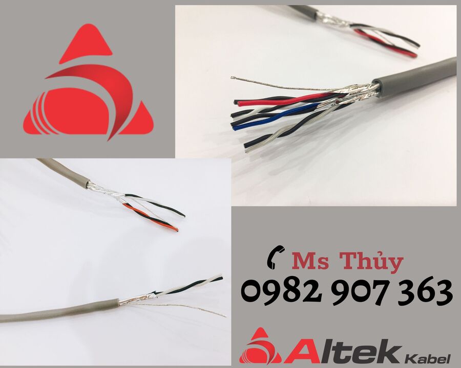 Cáp tín hiệu vặn xoắn Altek Kabel - Hệ thống báo cháy Fire Alarm