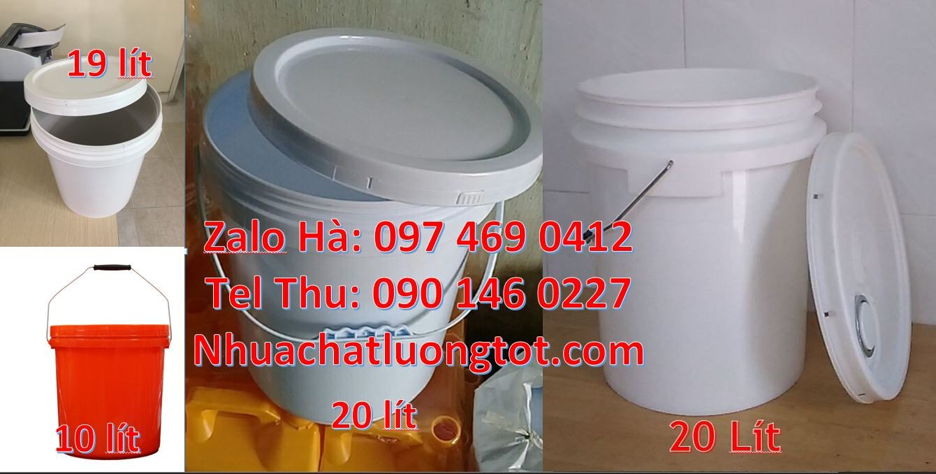 Bán thùng đựng sơn 18l có quai xách bằng sắt,vỏ thùng sơn 20l nắp đậy