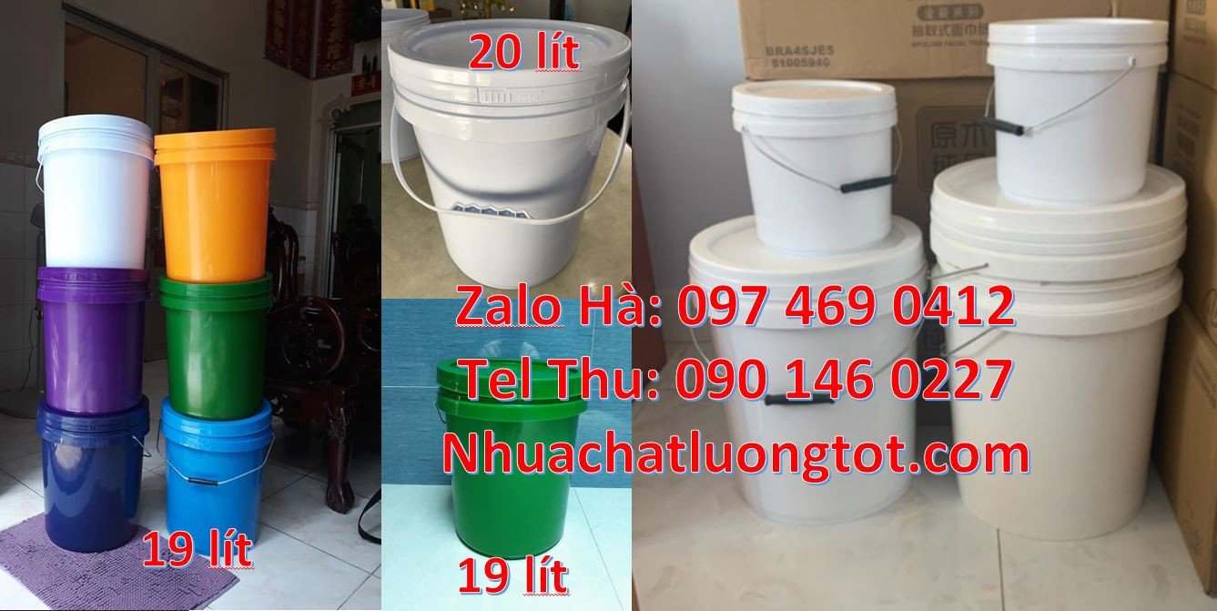 Bán thùng đựng sơn 18l có quai xách bằng sắt,vỏ thùng sơn 20l nắp đậy