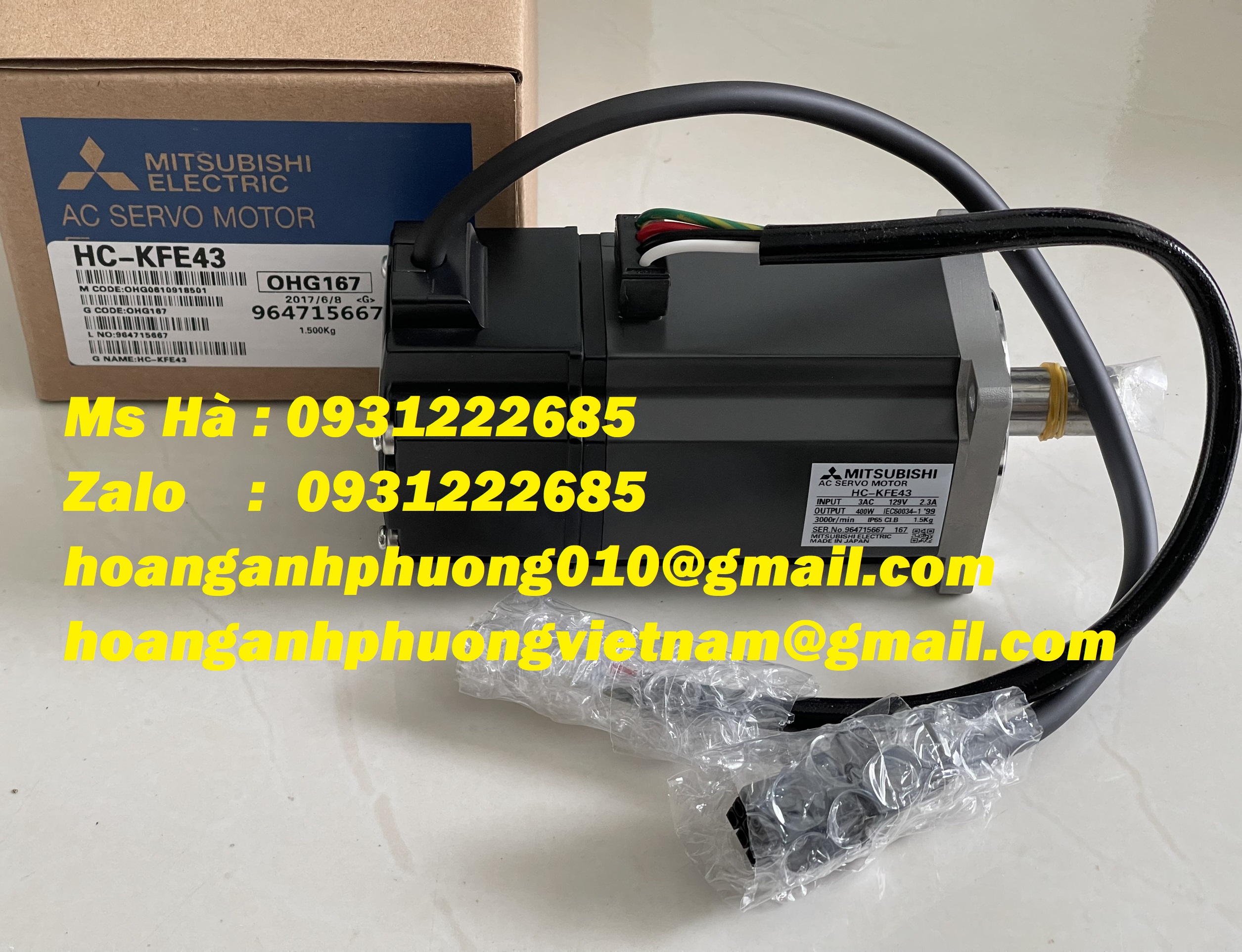Servo điều khiển giá tốt dòng mitsubishi HC-KFE43