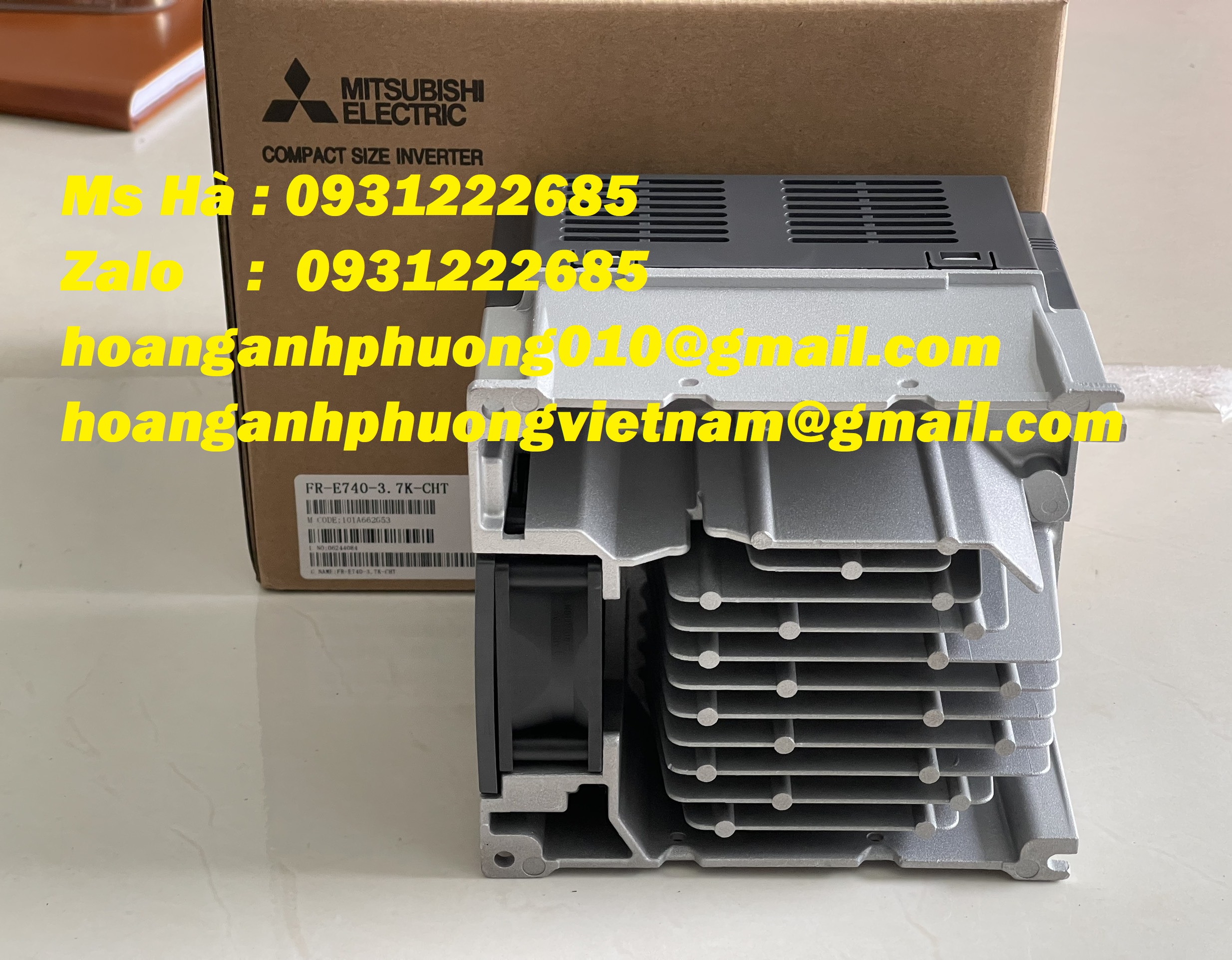 Biến tần 3 pha 380V 3.7kW mitsubishi FR-E740-3.7K-CHT
