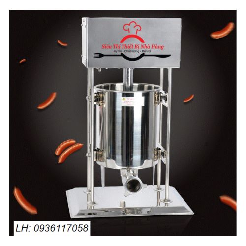 Máy đùn xúc xích 10L inox cao cấp dùng điện