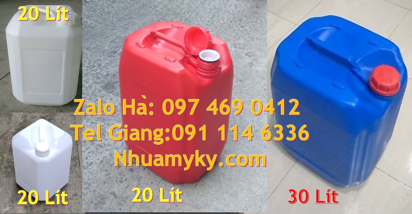 Bán can nhựa hdpe đựng hóa chất công nghiệp,can nhựa 25l đựng thuốc nh