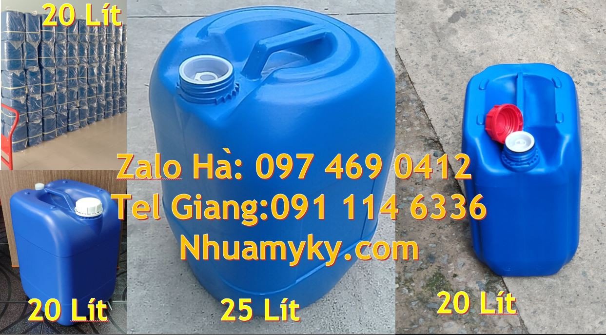 Bán can nhựa hdpe đựng hóa chất công nghiệp,can nhựa 25l đựng thuốc nh