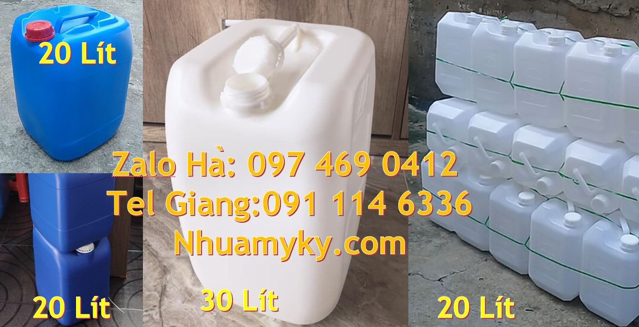 Bán can nhựa hdpe đựng hóa chất công nghiệp,can nhựa 25l đựng thuốc nh