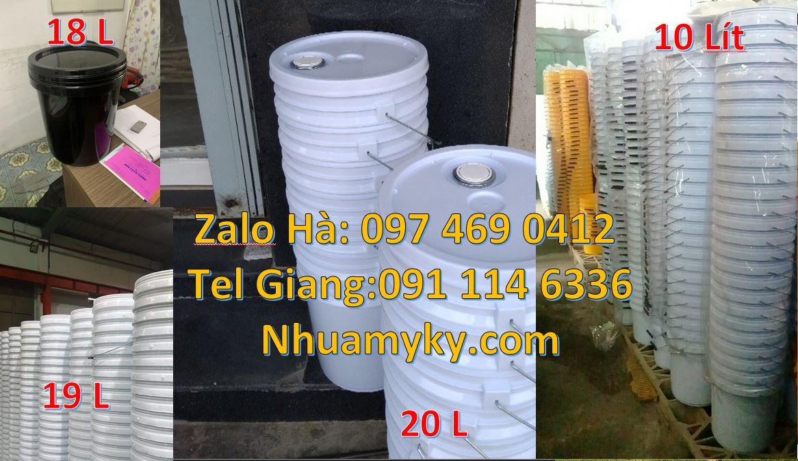 Bán thùng đựng sơn giá rẻ,vỏ thùng sơn 25l quai sắt chất lượng cao hcm