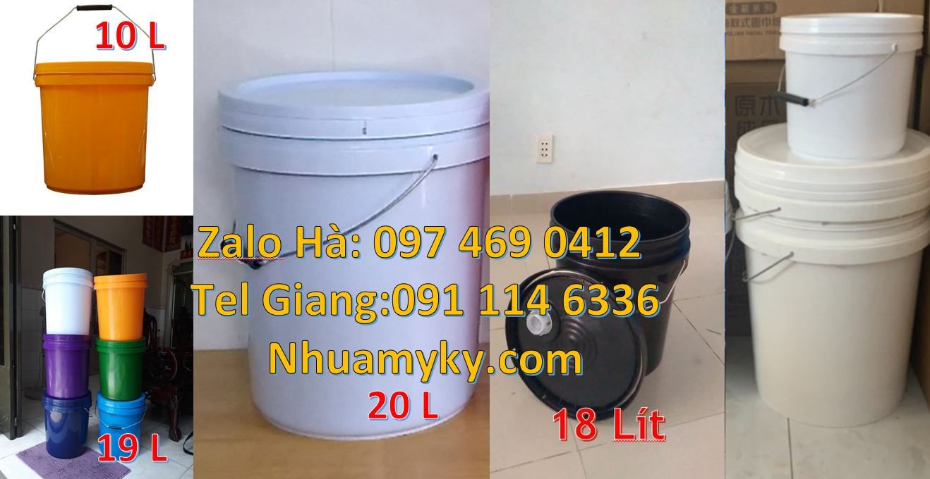 Bán thùng đựng sơn giá rẻ,vỏ thùng sơn 25l quai sắt chất lượng cao hcm