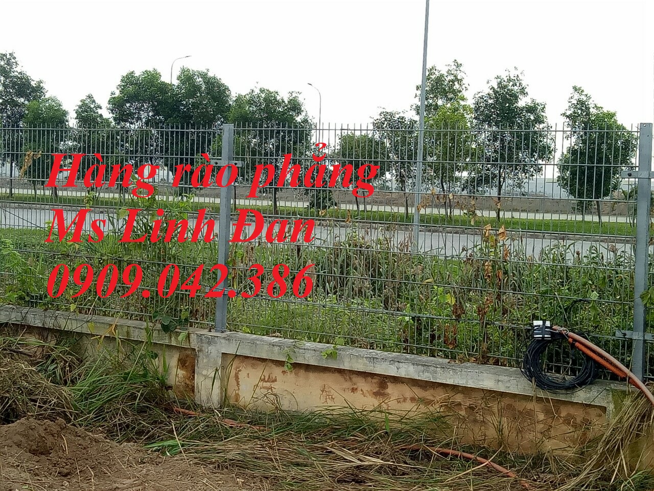 Hàng rào lươi thép hàn bảo vệ dạng phẳng