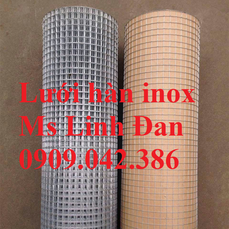 Lưới hàn inox 304 ô lưới 5mm,10mm,18mm,23mm
