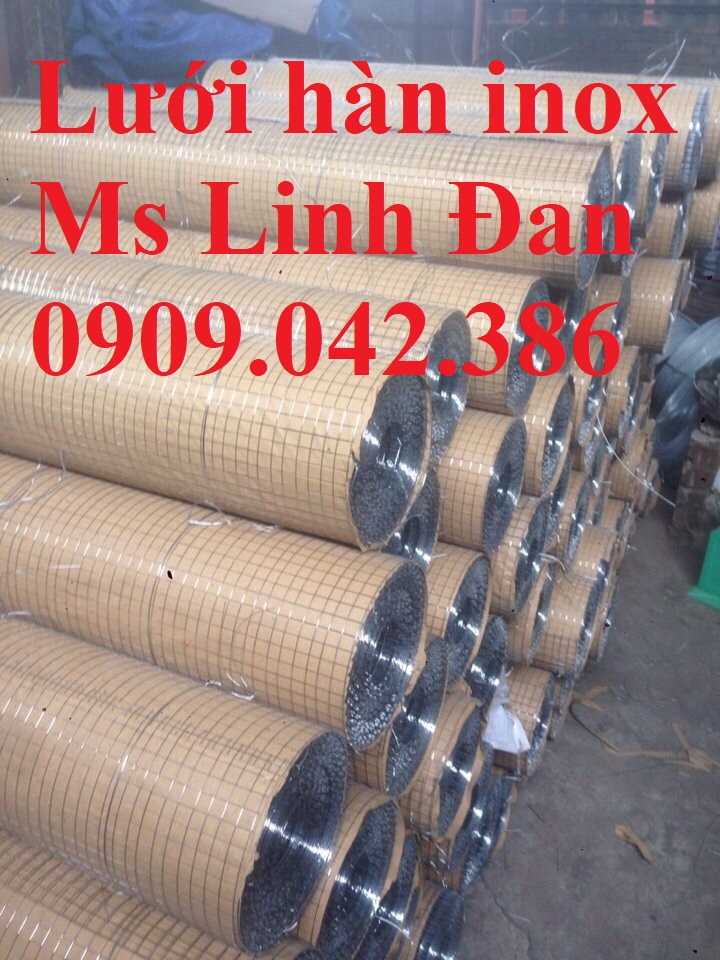 Lưới hàn inox 304 ô lưới 5mm,10mm,18mm,23mm