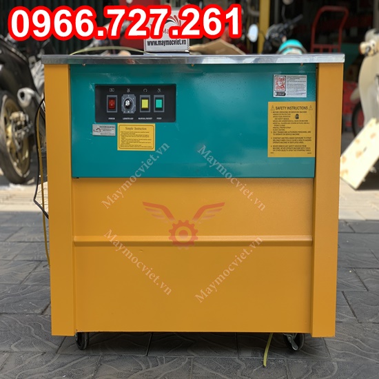 Máy đóng đai thùng catton, đóng đai hàng KZB1