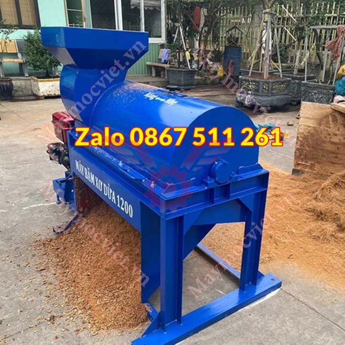 Máy xay xơ dừa chạy điện 3 pha năng suất cao