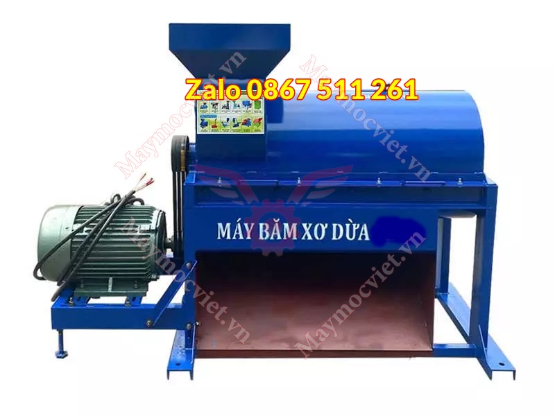 Máy xay xơ dừa chạy điện 3 pha năng suất cao