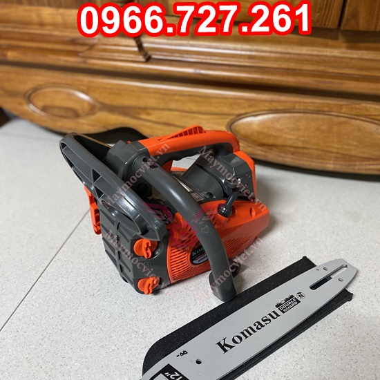 Máy cưa xích Komasu KM250 chạy xăng giá rẻ