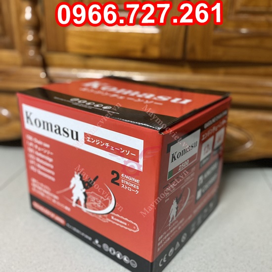 Máy cưa xích Komasu KM250 chạy xăng giá rẻ