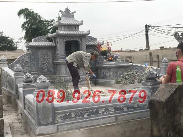 Mộ thiết kế đẹp nhất tại Kiên Giang, mẫu mộ sang trọng, cha mẹ, con