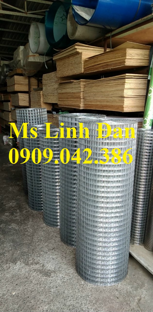 Lưới thép hàn mạ kẽm ô 30mm x30 mm dạng cuộn