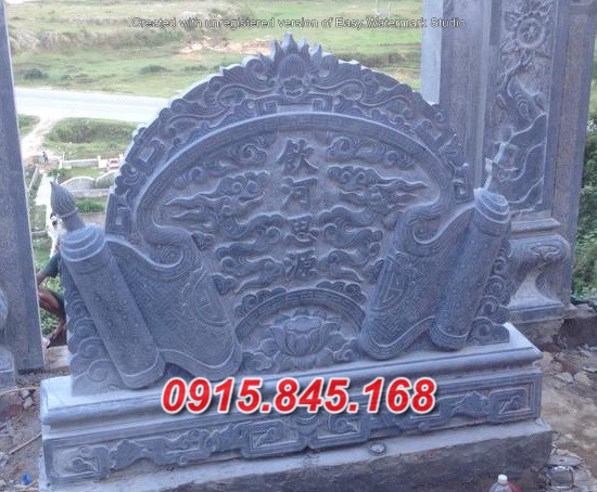 35 lâm đồng bán cuốn thư đình chùa bằng đá đẹp