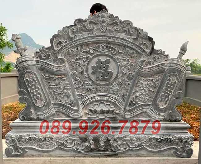 Vĩnh Long những mẫu cổng bằng đá đẹp, bình phong, cuốn thư, lăng mộ.