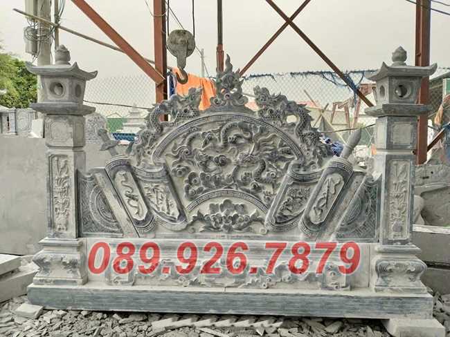 Vĩnh Long những mẫu cổng bằng đá đẹp, bình phong, cuốn thư, lăng mộ.