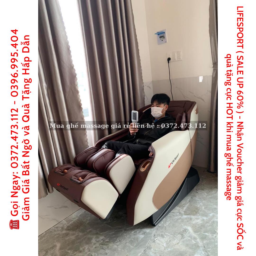 ( Lifesport ls911 ) Ghế massage 4D toàn thân chất lượng công nghệ MỸ