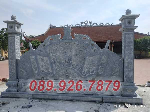 cuốn thư bằng đá đẹp - bình phong bằng đá đẹp tại cà mau - cổng đá