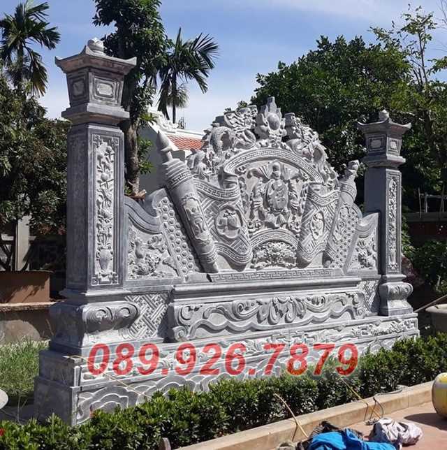 cuốn thư đá - lăng mộ bằng đá đẹp bán Lâm Đồng, bình phong đá