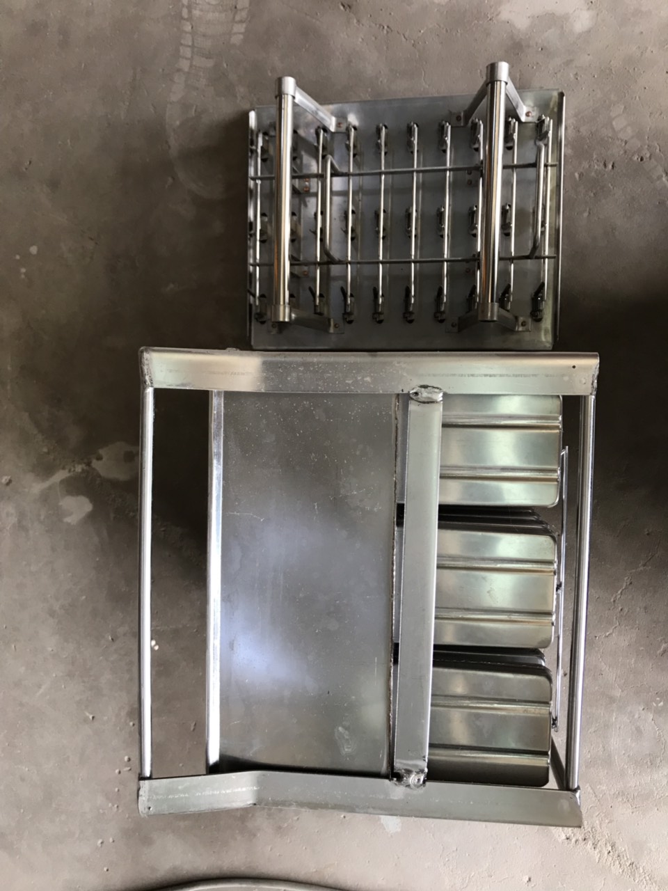 Khuôn kem chuối, khuôn làm kem cây, khuôn kem inox 30 lỗ