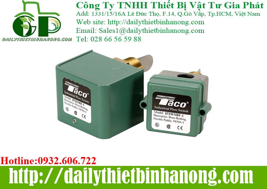 Van điều khiển lưu lượng chất lỏng Taco chính hãng