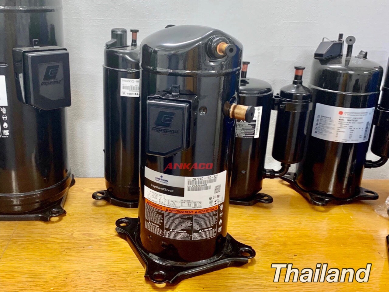 lắp đặt tận nơi máy nén copeland 6hp ZR72KC-TFD-522