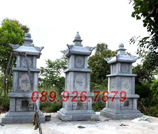 Mẫu mộ tháp đá -  mẫu tháp mộ sư thầy, để tro cốt bán Long An