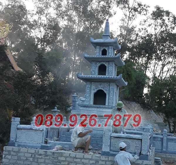 Mẫu mộ tháp đá -  mẫu tháp mộ sư thầy, để tro cốt bán Long An