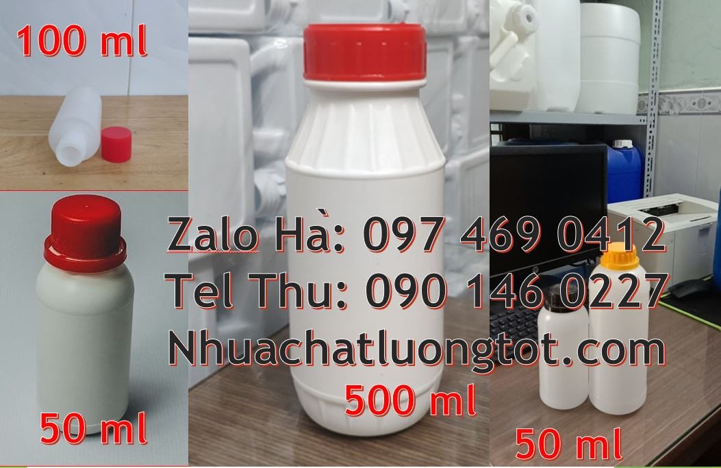 Bán hũ nhựa trắng đựng hóa chất,hũ nhựa hdpe vuông nắp vặn giá rẻ hcm