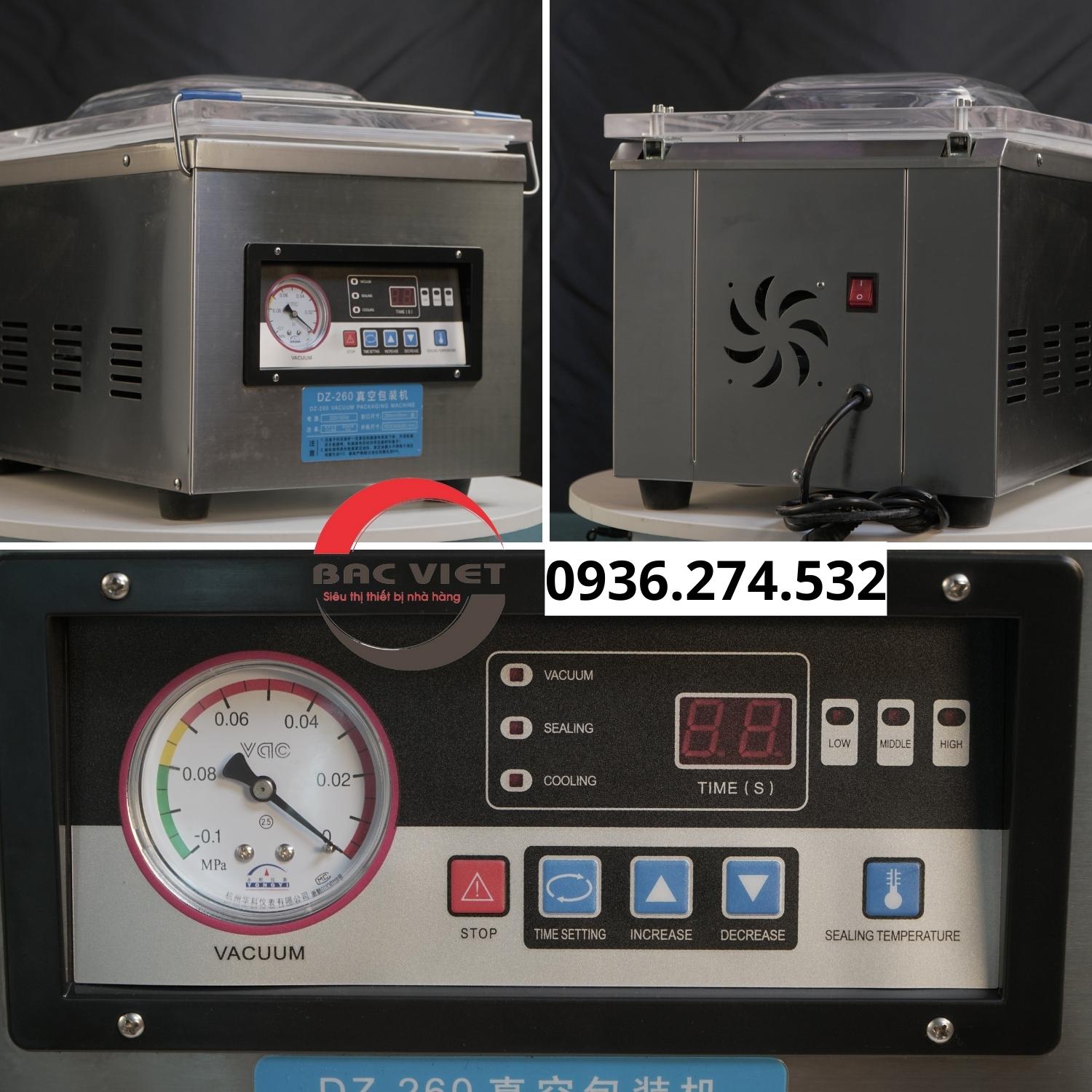 Máy hút chân không công nghiệp để bàn (DZ260)