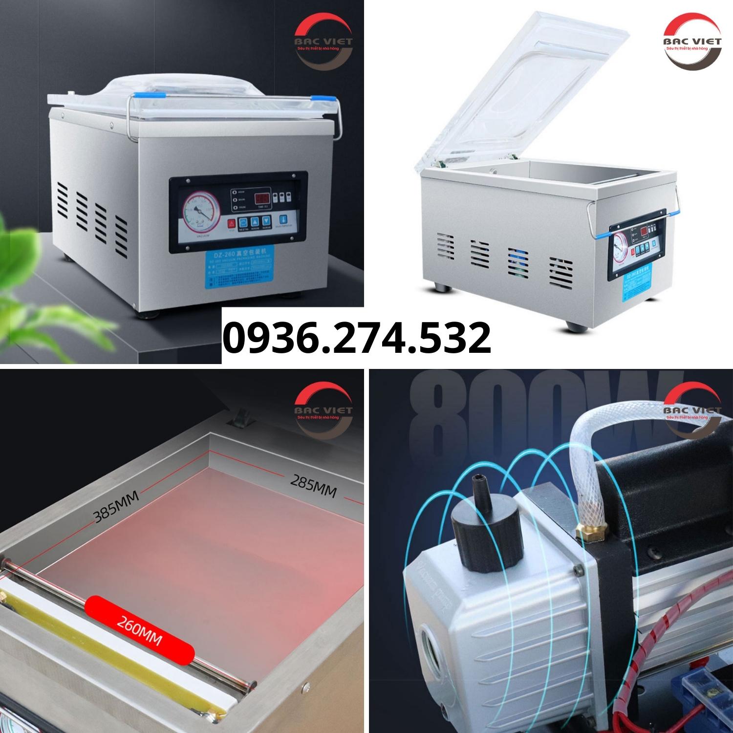 Máy hút chân không công nghiệp để bàn (DZ260)