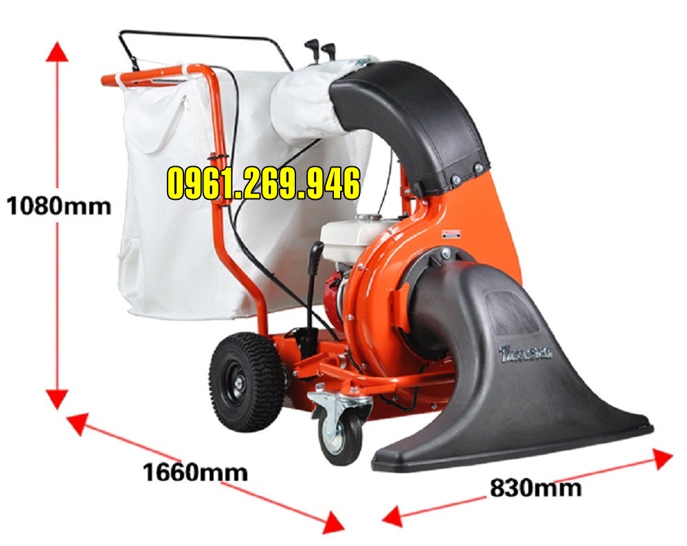 Máy hút lá cây, hút bụi đô thị, sân vườn chạy xăng Turbo TBH800