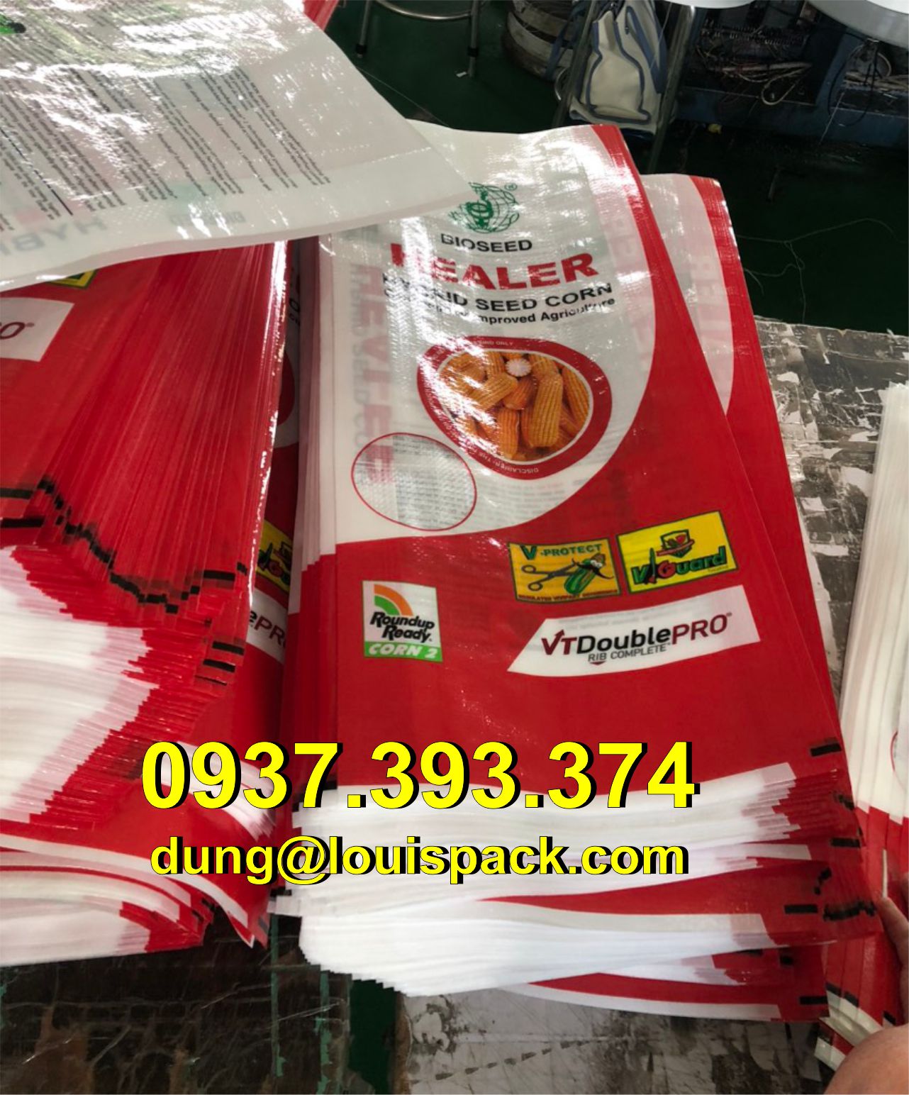 Bao pp đựng thức ăn thuỷ sản, thức ăn gia súc