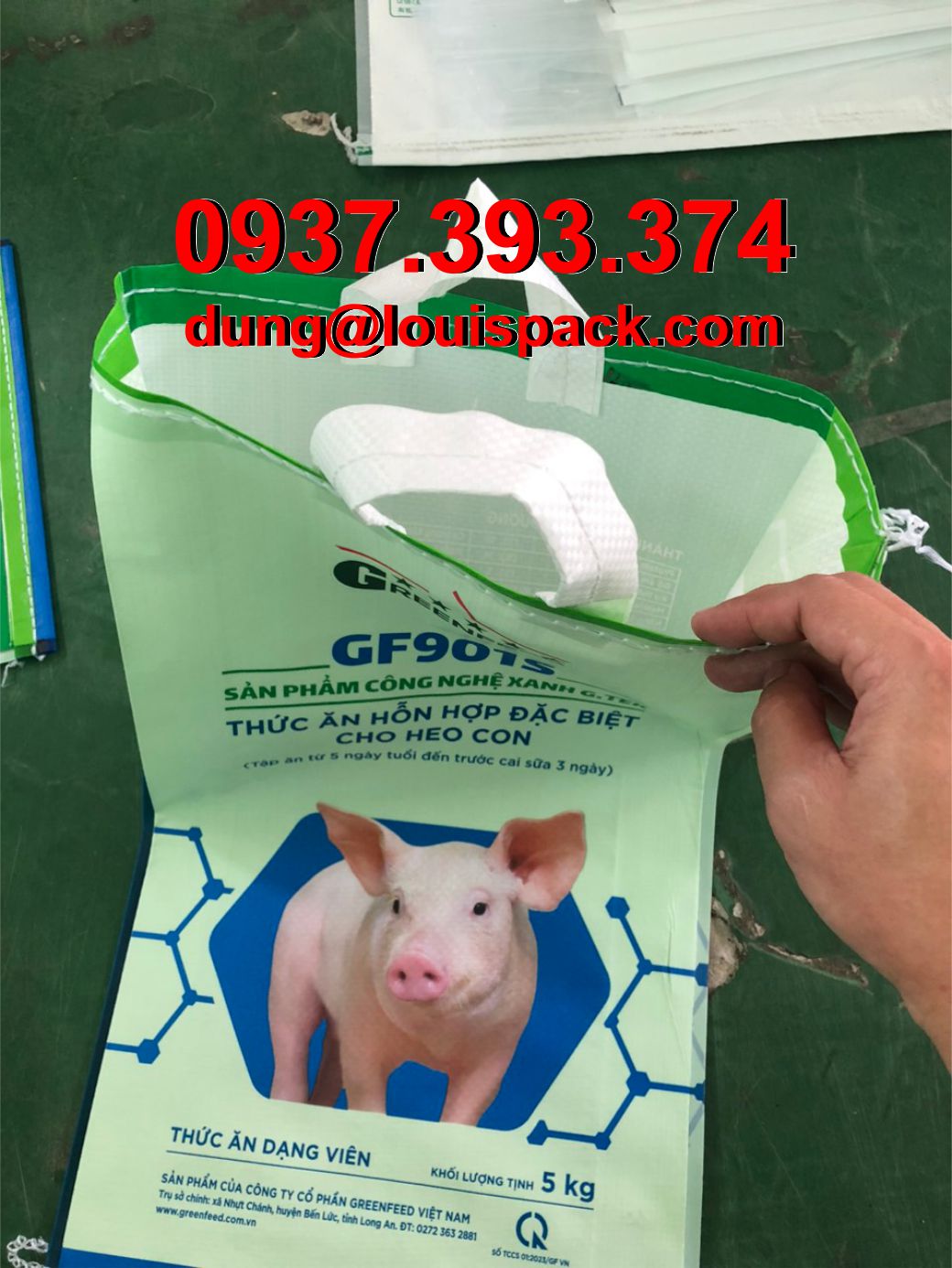 Bao pp đựng thức ăn thuỷ sản, thức ăn gia súc