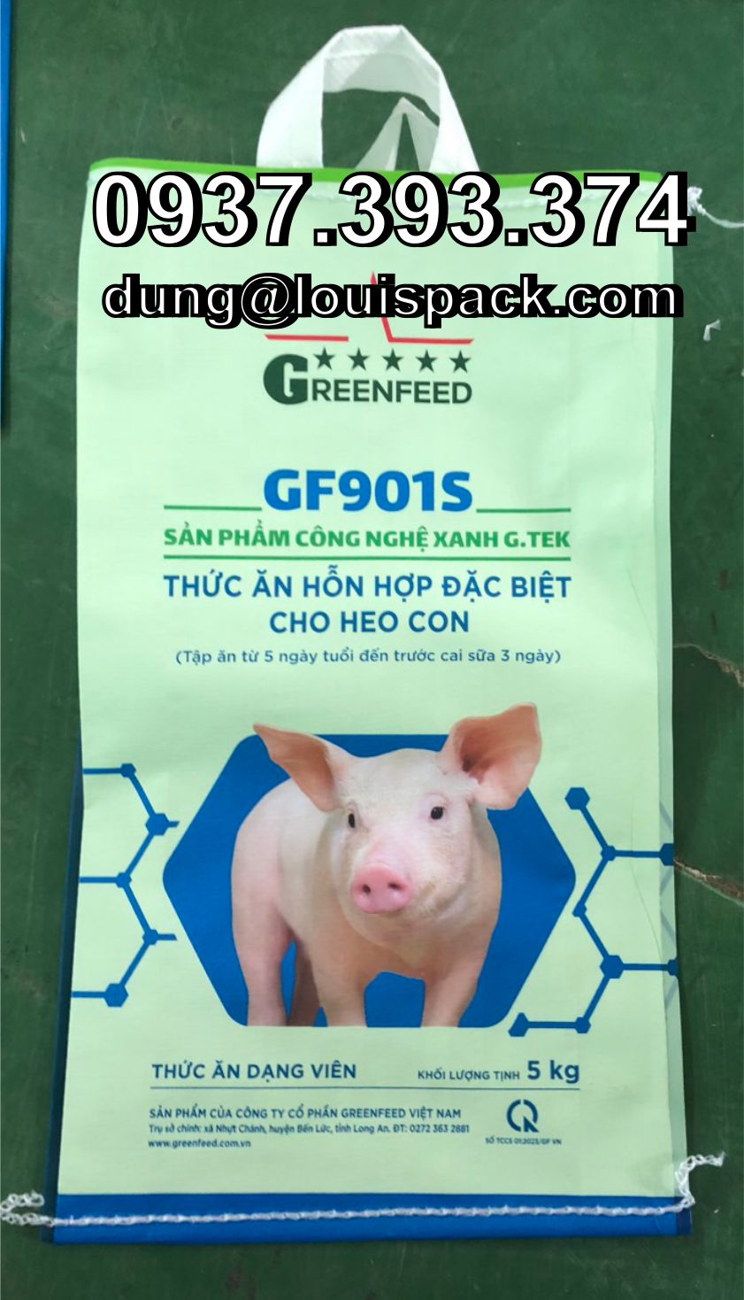 Bao pp đựng thức ăn thuỷ sản, thức ăn gia súc