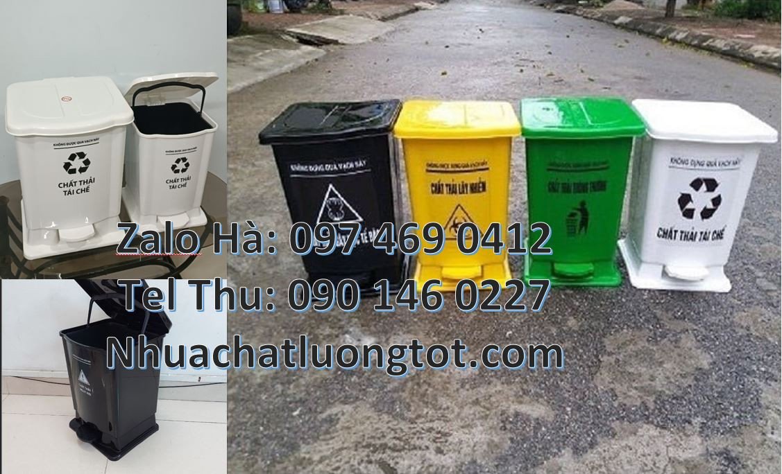 Bán thùng rác y tế giá rẻ 60l có đạp chân,thùng rác y tế 120l có nắp
