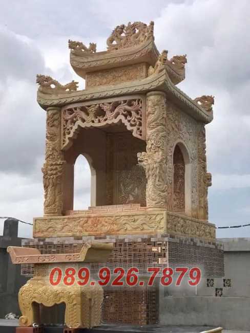 cây hương đá - mẫu bàn thờ thiên ngoài trời  Ninh Thuận