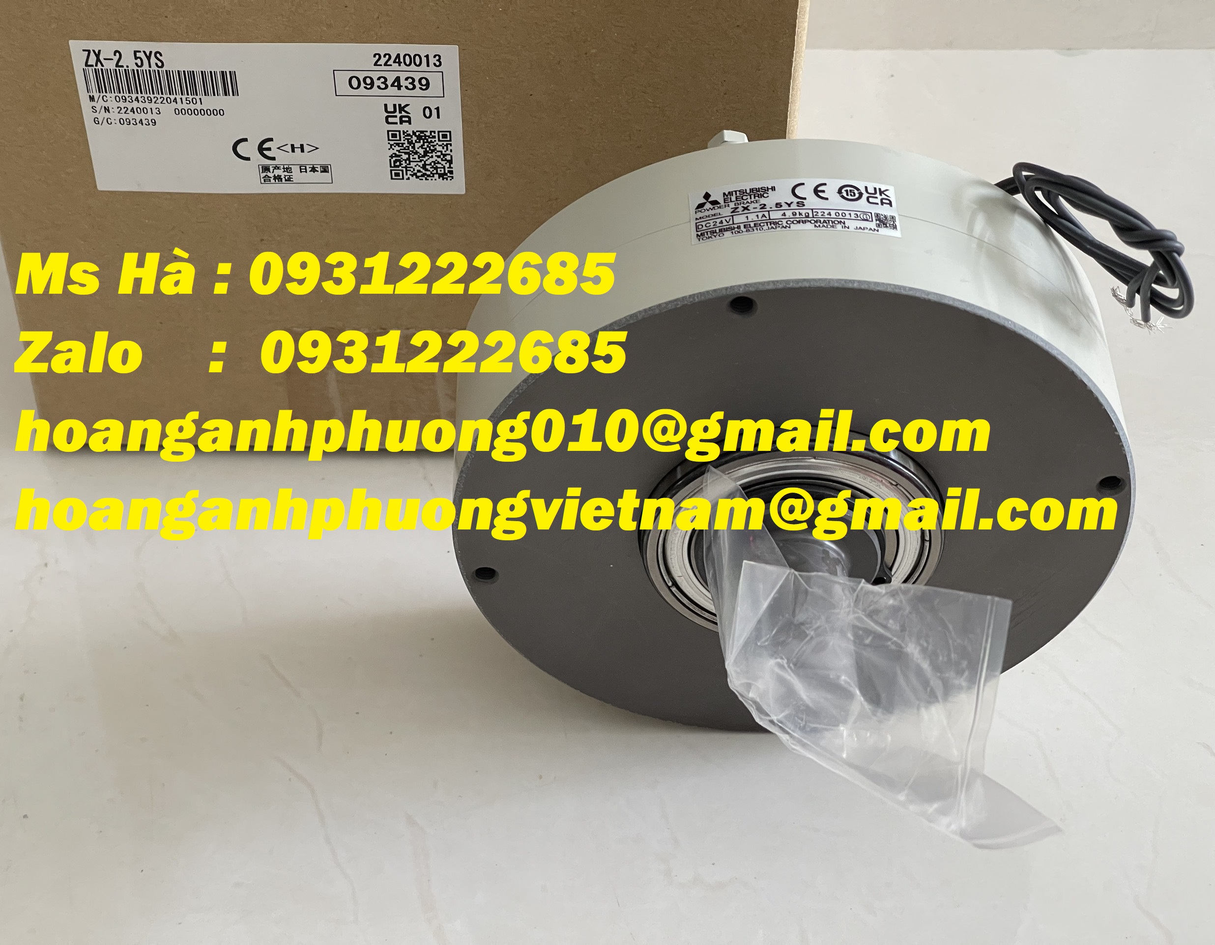 ZX-2.5YS  thắng từ mitsubishi  bảo hành 12 tháng toàn quốc