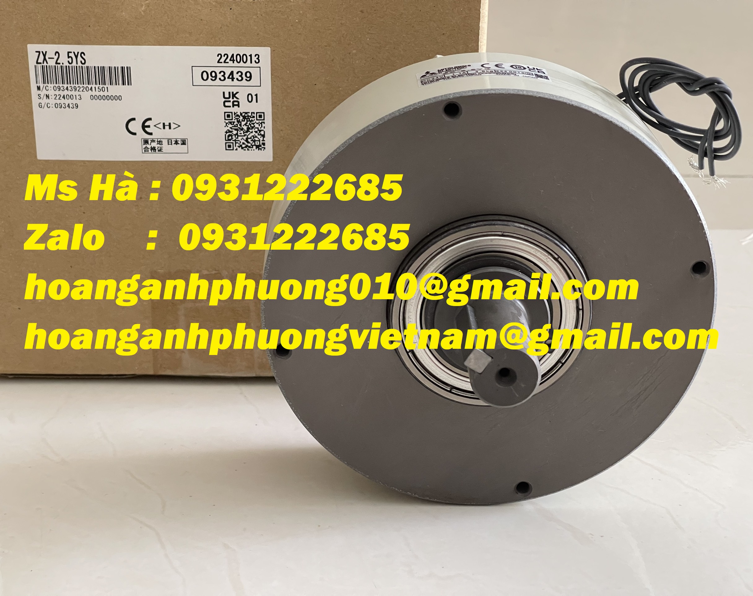 ZX-2.5YS  thắng từ mitsubishi  bảo hành 12 tháng toàn quốc