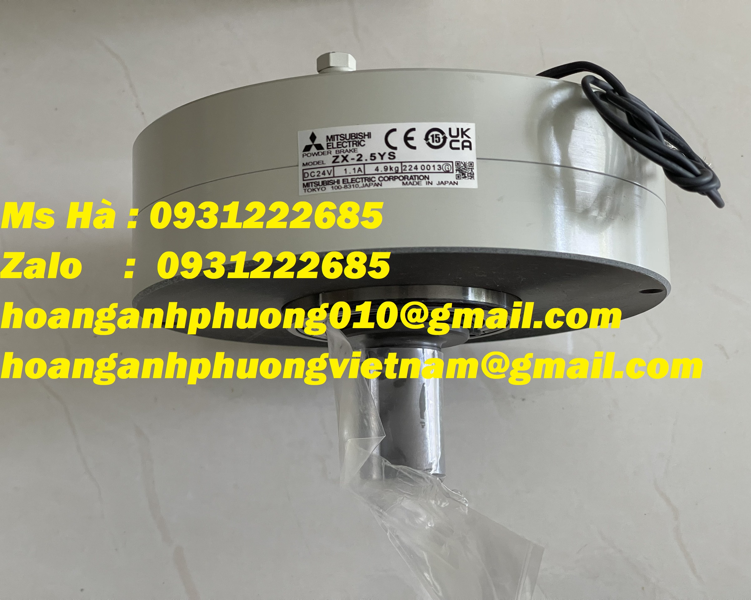 ZX-2.5YS  thắng từ mitsubishi  bảo hành 12 tháng toàn quốc