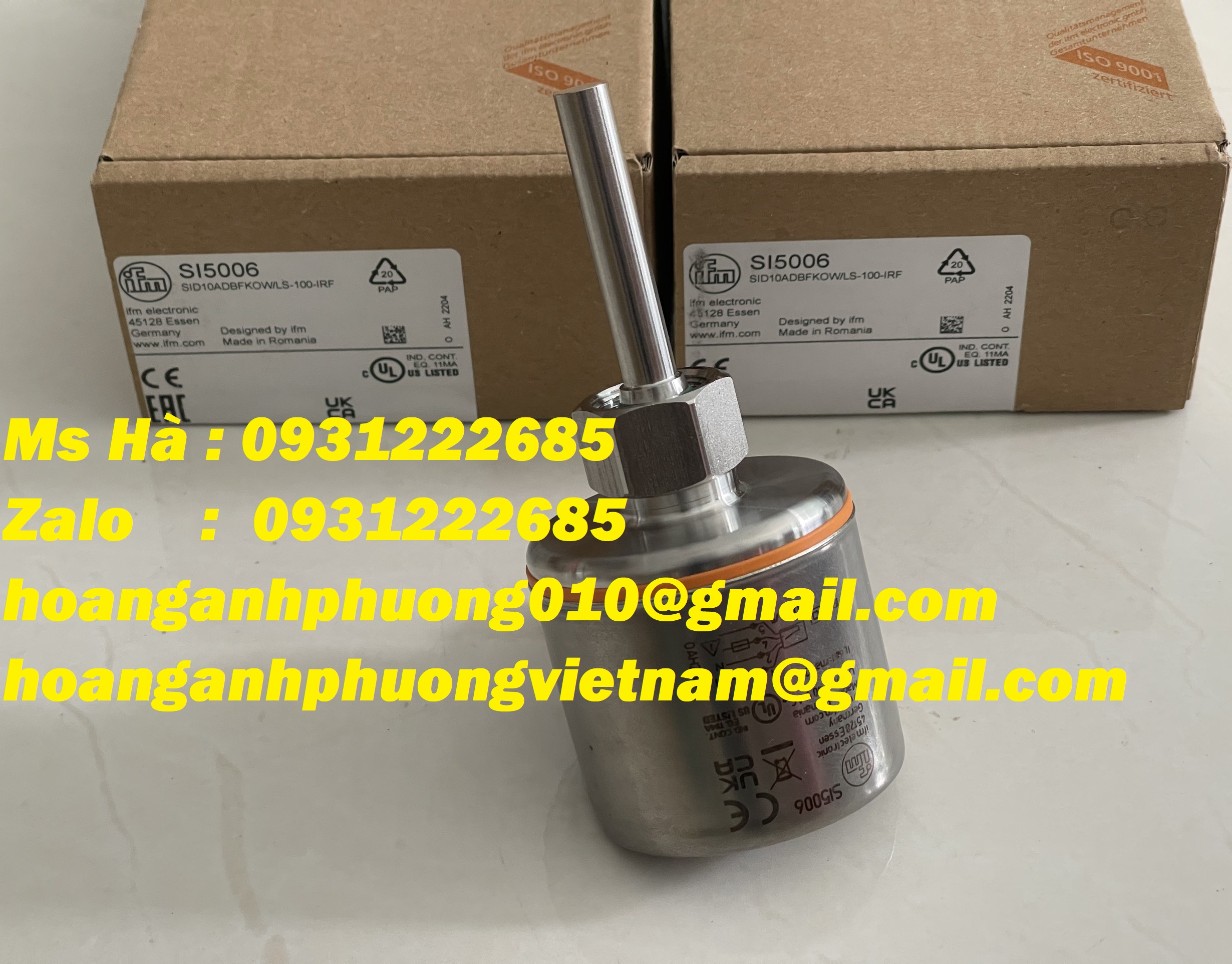SI5006  chuyên phân phối IFM tại Việt Nam  cảm biến lưu lượng