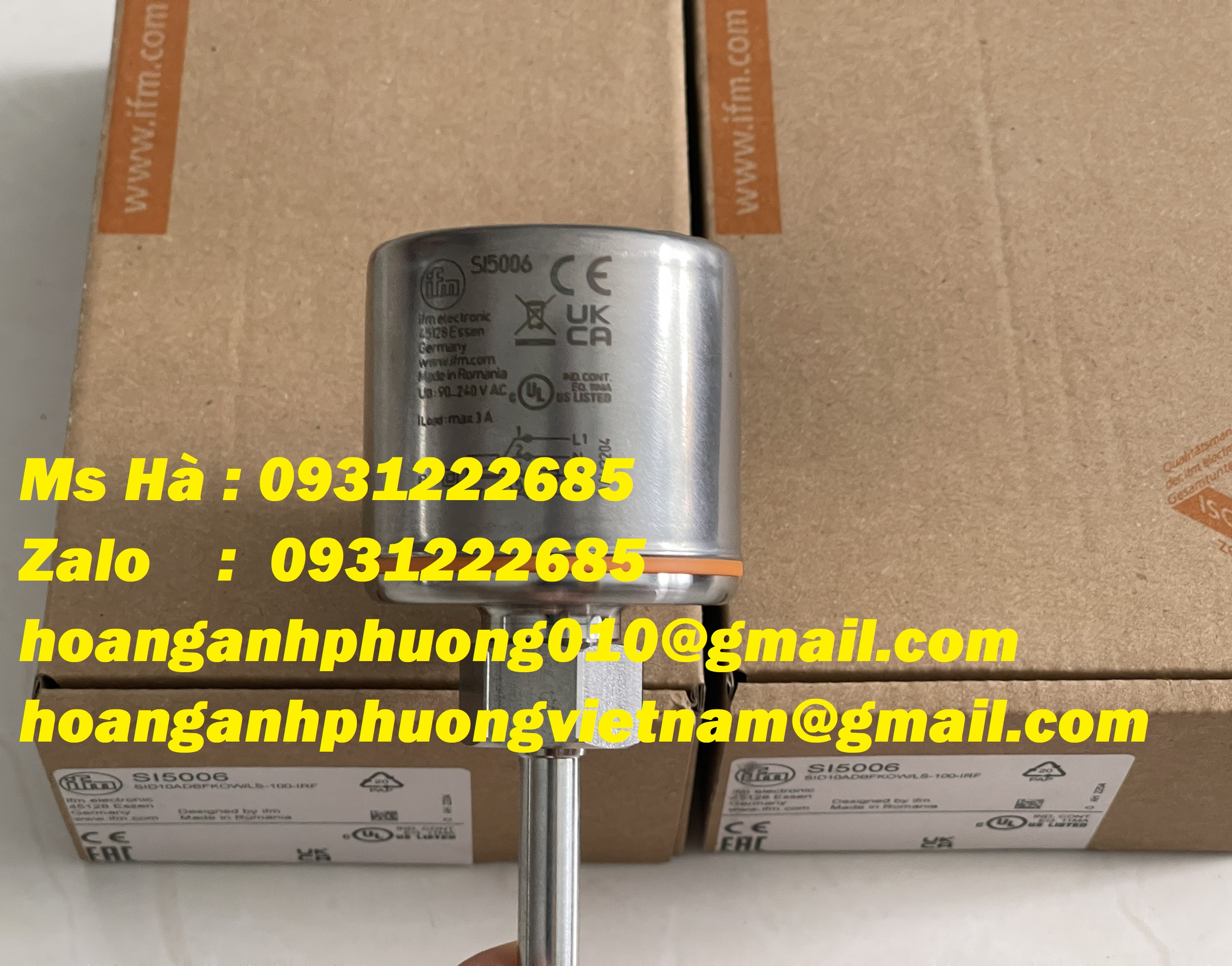 SI5006  chuyên phân phối IFM tại Việt Nam  cảm biến lưu lượng