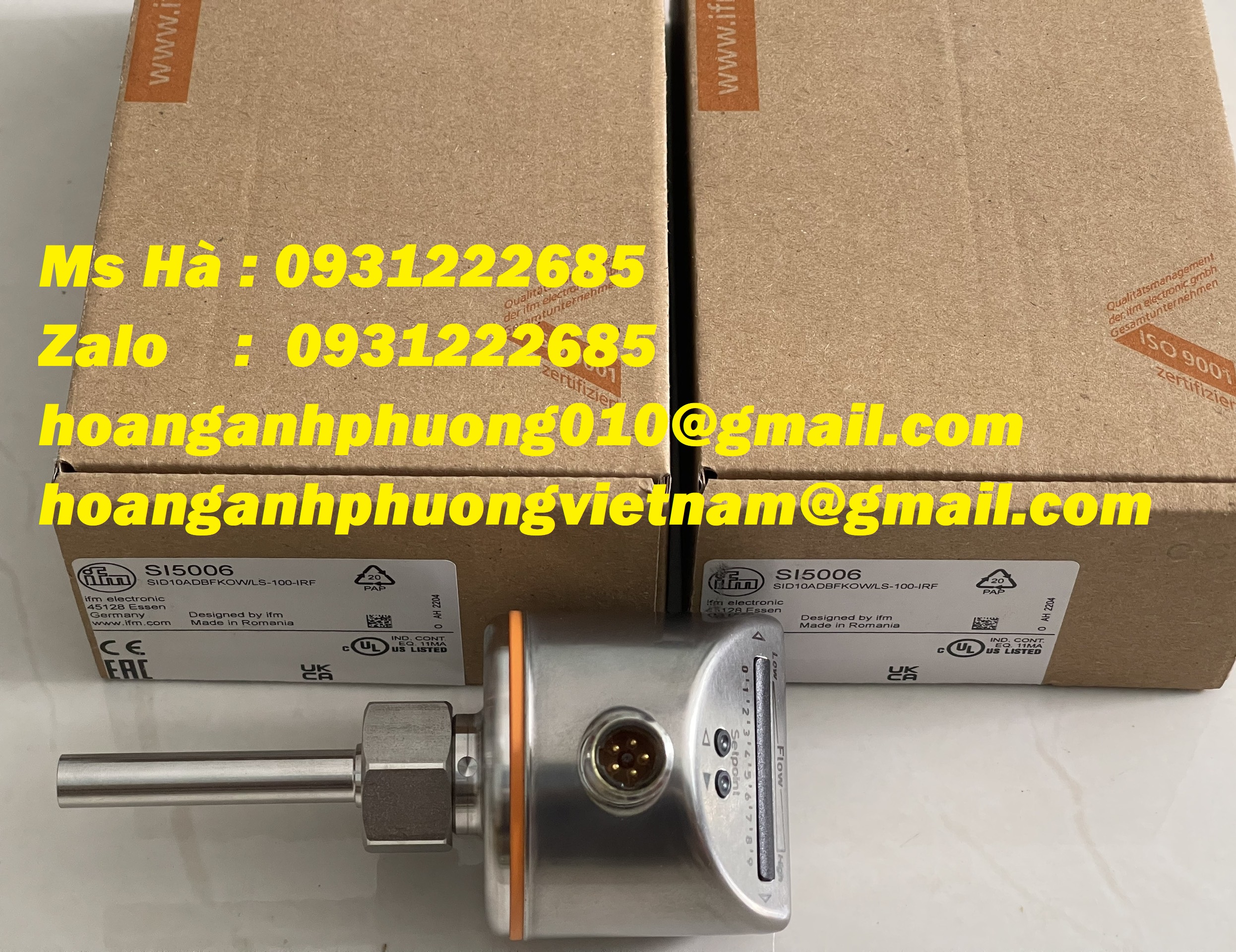 SI5006  chuyên phân phối IFM tại Việt Nam  cảm biến lưu lượng