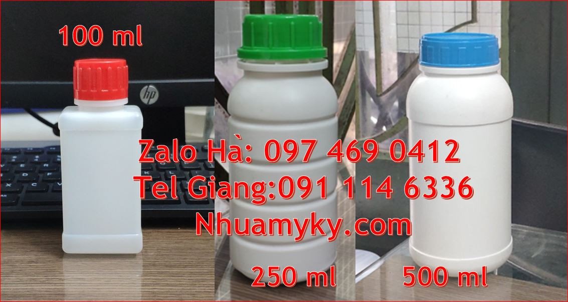 Bán chai nhựa nhỏ 500ml đựng dầu vừng lạc,chai nhựa 250ml đựng thuốc b