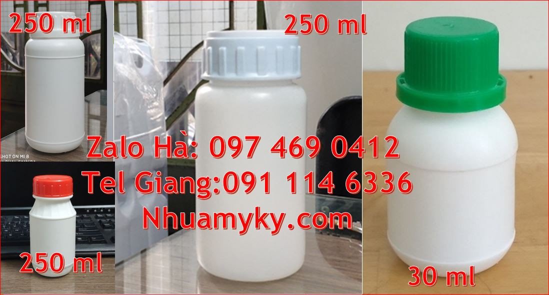 Bán chai nhựa nhỏ 500ml đựng dầu vừng lạc,chai nhựa 250ml đựng thuốc b